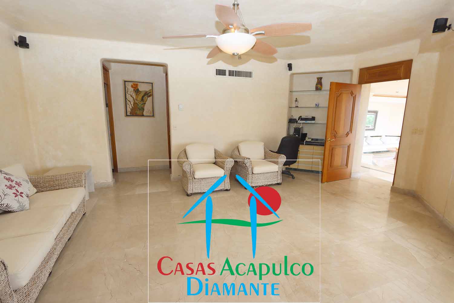 Casa Mari - Recámara uno (o sala de tv) 2